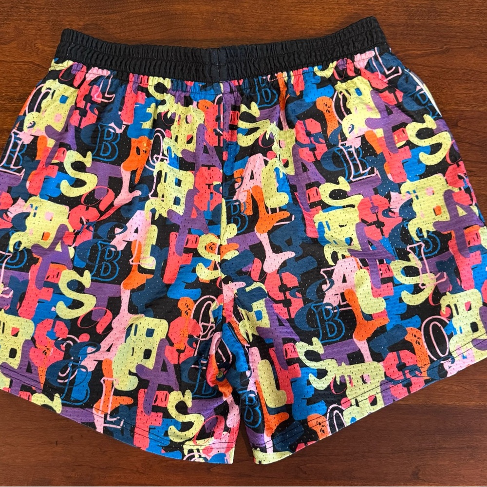 New Baseball Lifestyle 101 Colorful Graphic Men's Athletic Shorts